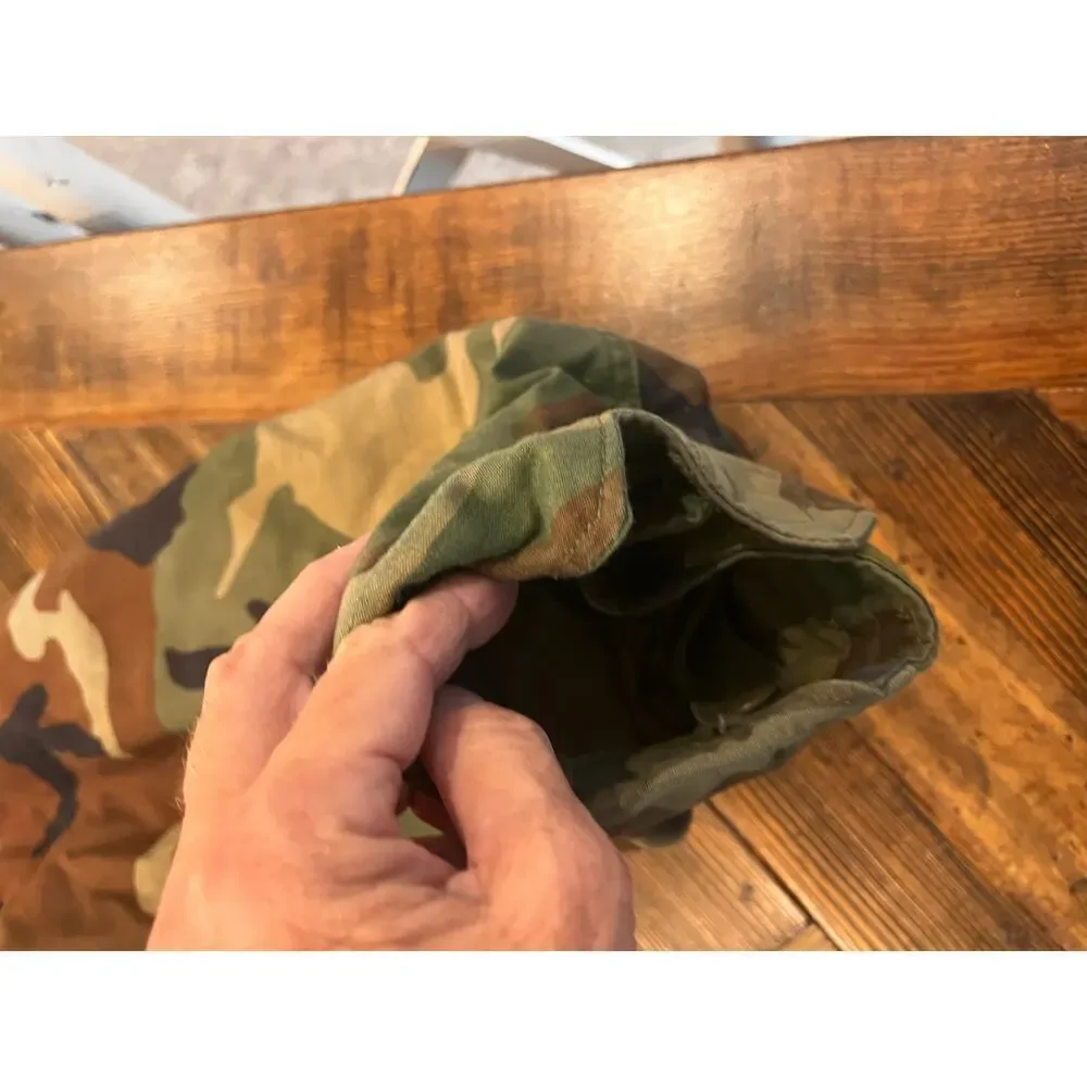 US Military Camo Hooded Jacket Men Medium Hunting Utility Tactical Work Outdoor